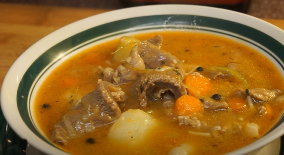 Суп из говядины - вкусный зимний суп